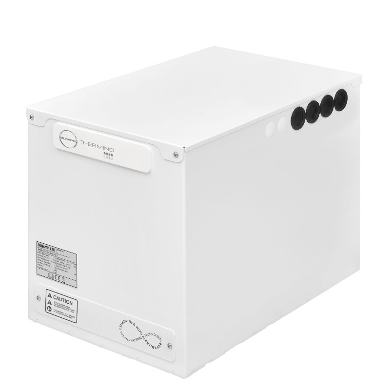 Sunamp Thermino thermal battery — compact white unit
